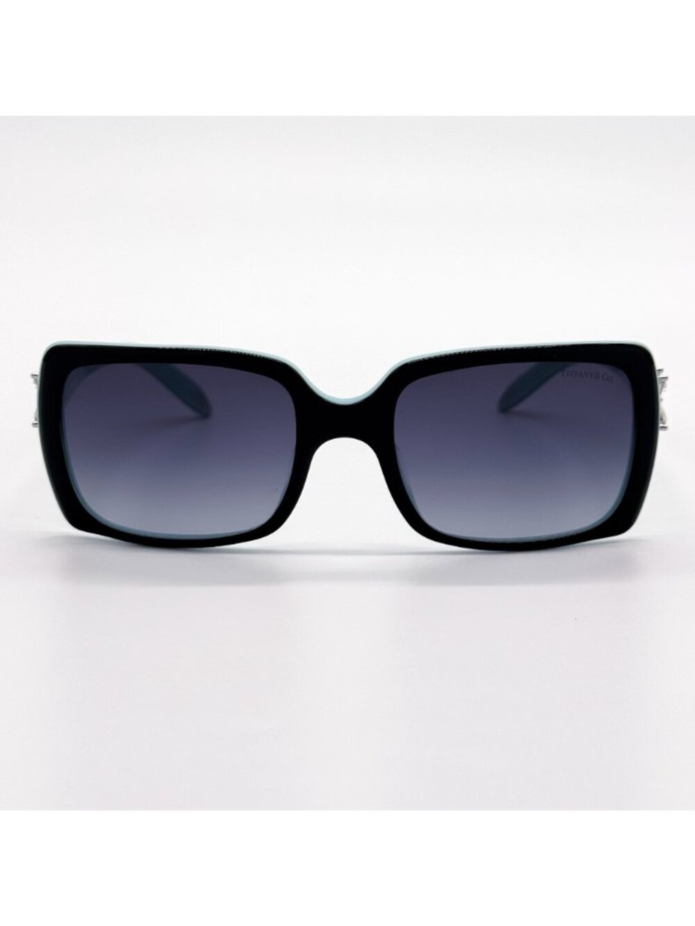 New Tiffany & Co Sunglasses TF4047B 8055/3C Black Blue Women Eyewear - Picture 4 of 10